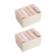 ARYKO 牛津衣櫃整理箱 L, 2個, 米色