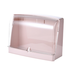 壁掛式收納盒 RD_1735 粉色, 1個