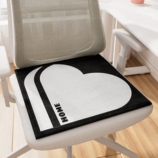 청람 벌집 젤리 쿠션 방석, 화이트 하트