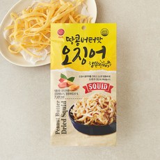 땅콩버터맛 오징어, 1개, 25g