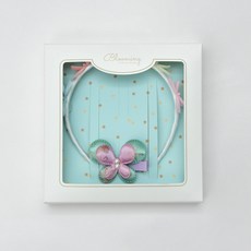 Blooming of Bimbo Bimba 女童韓服粉彩蝴蝶髮帶組