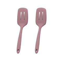 파스텔톤 실리콘 뒤지개 소 2p, 다크핑크, 1세트