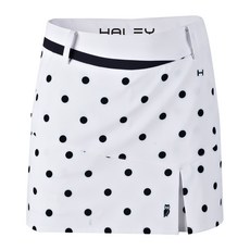 HALEY 女性H型圓點貓頭鷹印花短裙 HU-WK1012