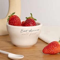 Syracuse CHINA 紐約字母印花優格甜點迷你碗 9.5cm, 海軍藍, 1個