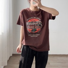 Judy N Rinein印花透氣短袖T恤