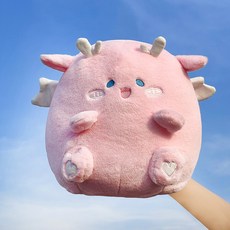 순잠 말랑말랑 미니 유니콘 애착인형, 핑크, 1개