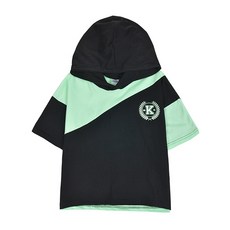 KISPO 女童薰衣草色連帽T恤