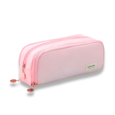 Life Tips 大容量3層鉛筆盒 筆袋, 粉色, 1個