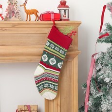 Arty Home 聖誕雪花針織裝飾襪, 混合色