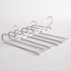 YMJ 家用多功能魔術褲架 EH40-0108, 白色, 1個