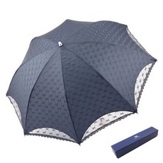 AGATHA 璦嘉莎 標誌網紗抗UV陽傘 AG2020 附硬殼盒 海軍藍