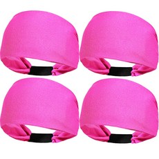 SNBRO 3-WAY 麻花運動頭帶, 粉紅色, 4個
