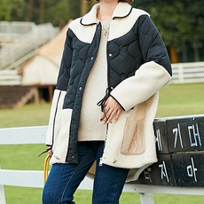 귀여운 둥근카라 아우터 임산부 아우터 CHS101