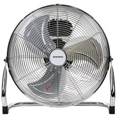 DAEWOO 大宇 3段式大型金屬鍍鉻工業商業用電風扇 40cm, DEF-AF1600N, 鍍鉻銀
