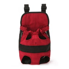 DING DONG PET 小狗襁褓苗條M型, 紅色