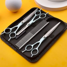 REDPUPPY 寵物絎縫美容剪刀組, 混合色, 1套