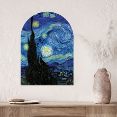 SANGSANG HOO 拱形海報 梵谷 星夜