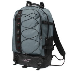 블루마운트 벨티드 스트링 등산 배낭 55L CPZ80SA, 그레이