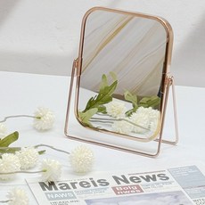Pickus 雙面桌鏡, 玫瑰金