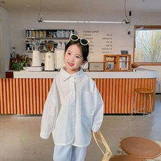 CONTIKIDS 兒童純白襯衫