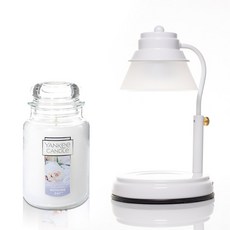 YANKee CANDLe 大號 623g + Aindy 定時器白色融蠟燈組, 1套, 婚禮祝福