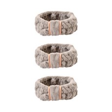 The Grand 可愛絲絨髮帶, 灰色, 3個