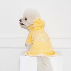 RITOGATO 狗狗托托熊浴袍 海灘罩衫, 1個, 黃色