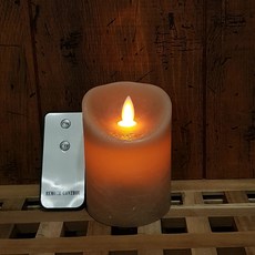 아둥놀이터 LED 캔들 12.5cm, 브라운