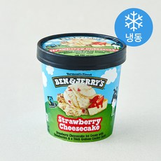 벤앤제리스 스트로베리 치즈케이크 (냉동), 1개, 1개입, 473ml