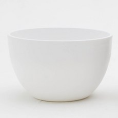 圓形褶皺花盆, 白色