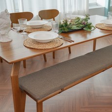 SLEEPSPA 素色乳膠長椅坐墊, 佛朗哥布朗