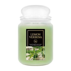 Youmell 香氛蠟燭 580g, 1罐, 檸檬馬鞭草