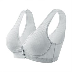 純棉前開式印花哺乳內衣