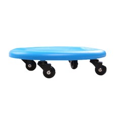 soonZAM 腹肌訓練輪橢圓盤, 天藍色