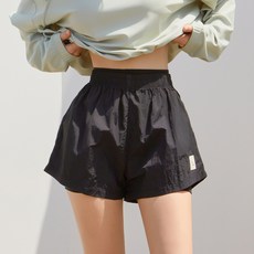 VikiniVender 女款 Pony 鬆緊帶衝浪短褲