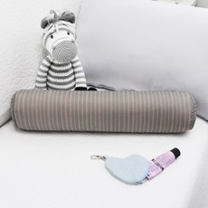 베드앤데코 에브리데이 경추 목베개 + 솜 세트, 그레이핑크, 1세트