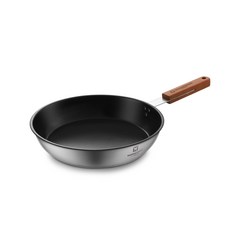 WAGENSTEIGER 木質單柄不鏽鋼不沾塗層平底鍋 IH爐適用, 26cm, 1個