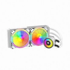 SHARKHAN CPU散熱器 APEX240 RGB 白色, 單品