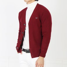 Mineflow 男士高爾夫開襟衫 DW 羊毛針織開襟衫