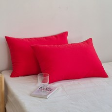 아임리빙 통세탁 데일리 스윗 세미일체형 베개솜, 스트로베리, 2개