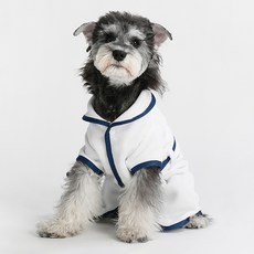 PASTEL PET 寵物基本款超細纖維浴袍, 1個, 白色