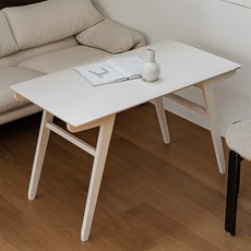 헤즈로 미스바 1200 원목 폴딩 높이조절 식탁 테이블 방문설치, 화이트