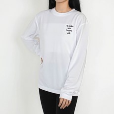 험블스튜디오 여성용 기능성 스포츠 라운드 긴팔 티셔츠 IMUD_23