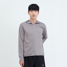 Elsso 男士防曬涼感長袖連帽拉鍊防磨衣外套