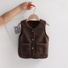 Arbe 兒童 Porori 羊羔毛保暖背心