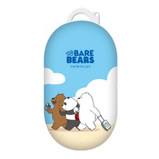 We Bare Bears 熊熊遇見你 Friends Galaxy Buds Plus / Buds 硬殼保護套, 旅行好朋友, 單一商品