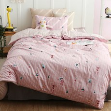 amante Jungle Gym被套枕頭套組, PINK