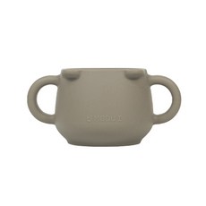 BLUE MAMA 泰迪熊造型矽膠雙耳杯, 米色, 1入