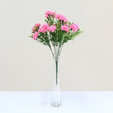Garden in the City 人造迷你康乃馨花束, 粉紅色, 1個