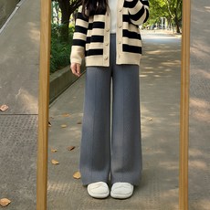 daysoy 女款麻花粗厚長褲